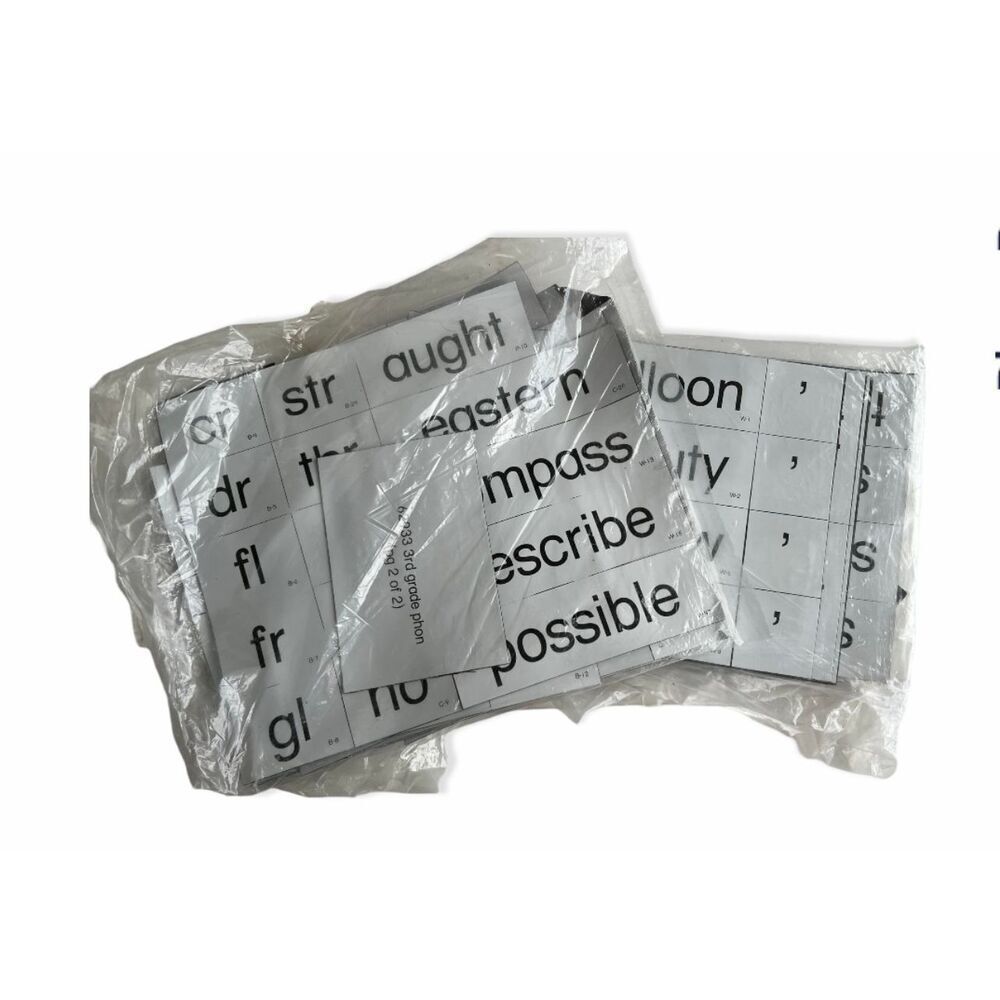 New Large Set of Carson Dellosa Educational Word Building Magnets